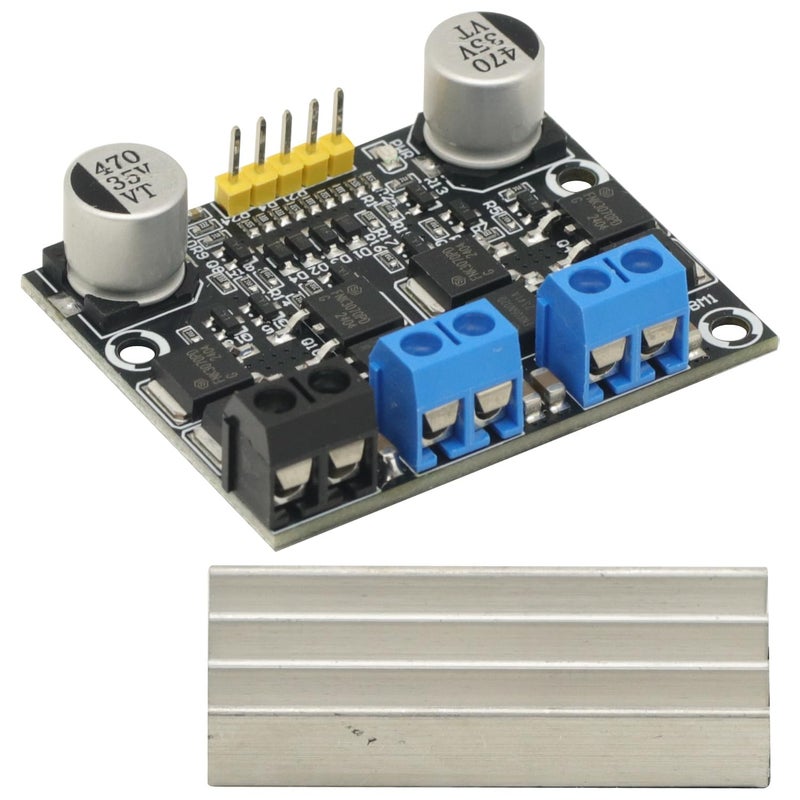 GODIYMODULES DC Motor Driver, DC 3V-18V 10A Dual H Bridge Motor Speed Controller PWM Motor Regulator Board Control Module Industrial - Image 3